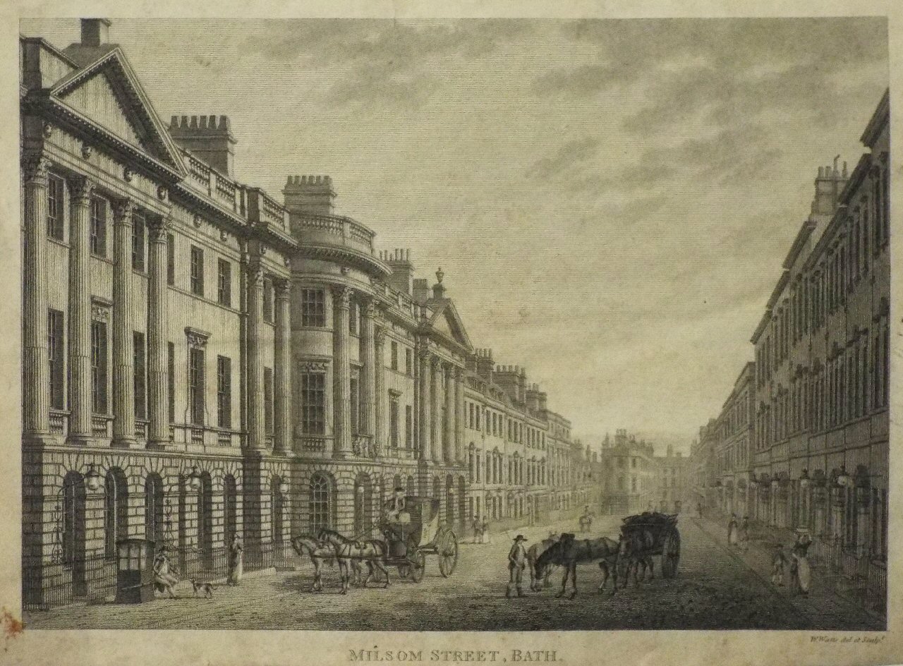 Print - Milsom Street, Bath. - Watts